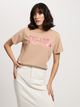 T-shirt damski bawełniany Cross Jeans 56155-383 S Szary (8697319731217) - obraz 1