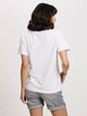 T-shirt damski bawełniany z nadrukiem Cross Jeans 56157-008 XS Biały (8697319731453) - obraz 2
