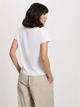 T-shirt damski bawełniany Cross Jeans 56158-008 XL Biały (8697319731590) - obraz 2