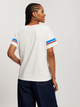 T-shirt damski bawełniany Cross Jeans 56167-028 S Ecru (8697319731965) - obraz 2