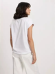 T-shirt damski bawełniany z nadrukiem Cross Jeans 56185-008 L Biały (8697319732580) - obraz 2