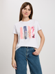 Футболка бавовняна жіноча Cross Jeans 56187-008 S Біла (8697319732665) - зображення 1