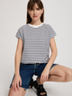 Футболка бавовняна жіноча Cross Jeans 56191-008 S Біла (8697319746990) - зображення 5