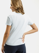 T-shirt damski bawełniany z nadrukiem Cross Jeans 56210-071 S Błękitny (8697319733211) - obraz 2