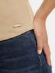Koszulka na ramiączkach damska Cross Jeans 56214-383 XL Beżowa (8697319747614) - obraz 4