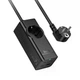 Сетевой удлинитель Hoco NS9 Wisdom 1-position (PD67W/3C1A) Desktop Socket Black - изображение 1