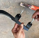 Серп стальной, прочный инструмент с острым лезвием и двойным креплением - изображение 4