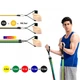 Набор эспандеров для фитнеса в чехле многофункциональный 5 жгутов Power Resistance Bands - изображение 12