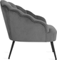 Fotel tapicerowany Homla ARIEL 65 x 71 x 76 cm Grey (5902869969847) - obraz 3
