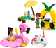 Конструктор LEGO Friends Вечірка біля басейну з єдинорогом та фламінго 99 деталей (42658) (5702017815251) - зображення 3