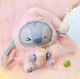 Плюшевая игрушка сюрприз с брелоком Лабуба LABUBU СТИЧ Stitch - изображение 9