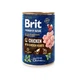 Вологий корм для собак Brit Premium By Nature Chicken with Hearts 400 г (курка) - изображение 2