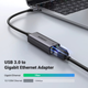 Сетевой адаптер UGREEN CM209 USB-A Gigabit Ethernet Adapter RJ45 1000mb/s - изображение 4