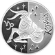 Монета Україна 5 гривень 2007 Знаки зодіаку - Козеріг Срібло Proof (KM # 461) - зображення 2