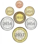 Набор монет Зимбабве набор из 7 монет 2014-2018 UNC 1, 5, 10, 25, 50 центов, 1, 2 доллара - изображение 2