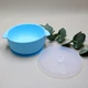 Силіконова тарілка з кришкою – Powder Blue - зображення 6