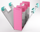 Двосторонній футляр Gamegenic Game Castle Pink/White/Teal GGS22037ML (4251715414552) - зображення 6