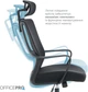 Кресло компьютерное офисное эргономичное OfficePro Harmony OC310-B-B-B Black - изображение 11