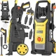 Мойка высокого давления электрическая бесщеточная Stanley 2.5 кВт, 150 бар, 8 м, 810 л/год, 50°C, бак 0.5 л SXPW25DTS-E - изображение 3