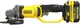 Угловая шлифовальная машина аккумуляторная Stanley FatMax Li-Ion Li-Ion 18В, 8500 об/мин, d=125 мм SFMCG400M2K - изображение 2