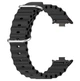 Силиконовый ремешок Primo Ocean для часов Xiaomi Redmi Watch 5 / Xiaomi Smart Band 9 Pro - Black - изображение 1
