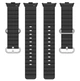 Силиконовый ремешок Primo Ocean для часов Xiaomi Redmi Watch 5 / Xiaomi Smart Band 9 Pro - Black - изображение 4