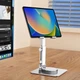 Держатель для планшета Primo SP05 (7-12.9") настольный металлический с функцией вращения - Silver - изображение 6