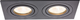 Точковий світильник Light Prestige Metis 2 2xGU10 Чорний (LP-2780/2RS BK) - зображення 1
