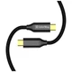 Дата кабель USB-C to USB-C 1.0m USB3.2 (20Gbps 4K PD100W) Gen2 5А black ColorWay (CW-CBPDCC062-BK) - зображення 3