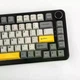 Клавиатура проводная, механическая AJAZZ AK820 MAX HE Magnetic Switch, RGB подсветка с поддержкой HOT-SWAP+наклейки укр. рус., черная с желтым - изображение 8