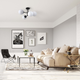 Lampa wisząca Light Prestige Roma 4 4 x E14 czarna (LP-1345/4P BK) - obraz 2