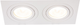Точковий світильник Light Prestige Metis 2 2xGU10 Білий (LP-2780/2RS WH) - зображення 1