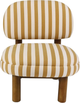 Fotel tapicerowany Homla LUMEN 64 x 69.5 x 77 cm Beige-White (5906496741098) - obraz 2