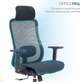 Крісло комп'ютерне OfficePro Wave OC670-B-B-B Black - зображення 15