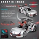 Радиоуправляемая машинка трансформер Velocity Demon UZL033 аккумуляторная с пультом ДК стреляет дротиками Белая (127-14-16334) - изображение 4