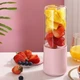 Портативная бутылка блендер для смузи Juicing Cup N8 из пластика 400 мл от USB Розовая (127-14-16426.1) - изображение 2