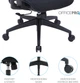 Крісло комп'ютерне офісне ергономічне OfficePro Balance OC620-B-B-B Black - зображення 12