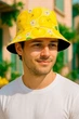 Двостороння панамка Fashion P0039-Y 56-58 Чорний \ Жовтий - изображение 3
