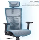 Крісло комп'ютерне офісне ергономічне OfficePro Balance OC620-B-DG-DG Black/Dark Gray - зображення 14