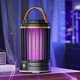 Портативная аккумуляторная ловушка от комаров и насекомых 14х8,5 см, LED, USB , в черной - золотой дизайне (5647693654) - изображение 4