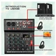 Пульт мікшера з Bluetooth, USB A4-LX01 - зображення 3