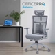 Кресло компьютерное офисное эргономичное OfficePro Balance OC620-G-DG-DG Gray/Dark Gray - изображение 13