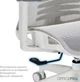 Кресло компьютерное офисное эргономичное Officepro Balance OC620-W-LG-LG White/Light Gray - изображение 10