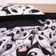 Комплект постельного белья Mirson 17-4850 Panda Семейный 2x143x210 см Ranforce Elite (2200009584985) - изображение 4
