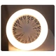 Стельова люстра-вентилятор Ceiling Fan LK-66 з LED-підсвіткою, пульт ДК, Е27, циркуляція повітря 2 м — стильне рішення для дому та офісу - зображення 8
