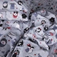Комплект постельного белья MirSon Евро 200х220 см 17-0672 Silver Owlets Бязь (2200010182842) - изображение 5