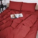 Комплект постельного белья MirSon Семейный 2 x 143 x 210 см 17-0608 Stripe Red Бязь (2200010364910) - изображение 2