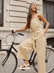 Комбинезон женский Uniqlo 248899555 M Бежевый (1159834876) - изображение 4