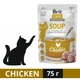 Вологий корм Brit Care Soup для котів суп з куркою 75 г (8595602569175)A - зображення 1