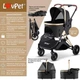 Коляска для собак LovPet - Pet Buggy 3in1, Black/Champagne - изображение 7